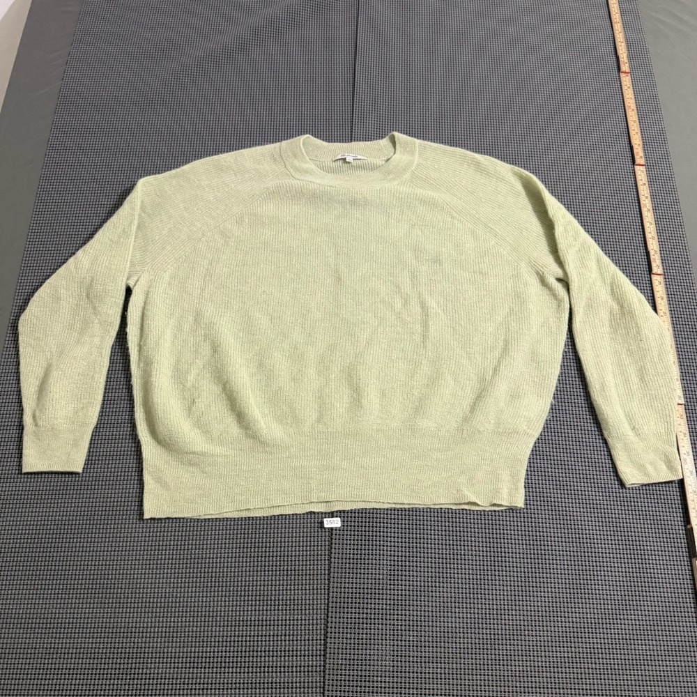 Madewell Womens Small Light Green Long Sleeve Crewneck Raglan Sweater